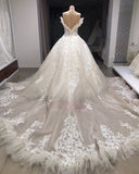 Appliques Off-the-shoulder Gorgeous Ball-Gown Wedding Dresses