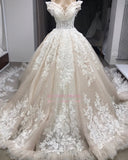 Appliques Off-the-shoulder Gorgeous Ball-Gown Wedding Dresses