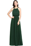 Gorgeous Halter Sleeveless Chiffon Party Dress Long