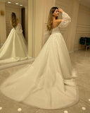 Elegant Long Sleeves Wedding Dress Lace Online