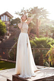 Halter Chiffon Lace Prom Dress with Gold Belt Chiffon Long Evening Dress BA1602