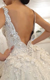 Luxury Chapel Train White Mermaid Wedding Dress With Lace Appliques