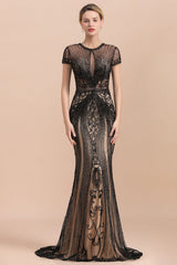 Luxury Mermaid All-Covered Beaded Prom Dress