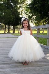 One Shoulder Ball Gown Children Dress with Flowers New Arrival Tulle Girl Dresses