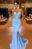 Stunning Sleeveless Mermaid Strapless Evening Dresses | Floor-Length Prom Dresses On Sale