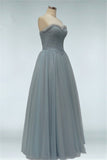 Tulle Rhinestone Rulles Prom Dresses Sweetheart Tiered Strapless Evening Dresses