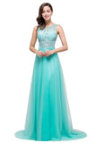 MISSHOW offers A-line Court Train Tulle Evening Dress with Appliques at a cheap price from Same as Picture,Pearl Pink,Dusty Rose,Red,Burgundy,Dark Navy,Black,Silver, Tulle to A-line Floor-length hem. Stunning yet affordable Sleeveless Prom Dresses,Evening Dresses,Bridesmaid Dresses,Quinceanera dresses.