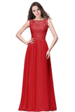 MISSHOW offers A-line Sleeveless Crew Floor-length Lace Top Chiffon Prom Dresses at a cheap price from Watermelon,Red,Burgundy,Regency,Lilac,Dark Navy,Black,Silver,Mint Green, 30D Chiffon,Lace to A-line Floor-length hem. Stunning yet affordable Sleeveless Prom Dresses,Evening Dresses.