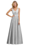 MISSHOW offers A-Line V-neck Floor-Length Tulle Sequined Prom Dresses at a good price from Dusty Rose,Burgundy,Gold,Royal Blue,Dark Navy,Silver,Lace,Bright silk to A-line Floor-length them. Stunning yet affordable Sleeveless Prom Dresses,Evening Dresses,Homecoming Dresses,Bridesmaid Dresses,Quinceanera dresses.