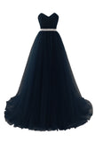 modest sweetheart sleeveless beading a-line prom dress On Sale