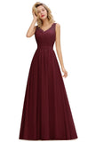 Looking for Prom Dresses,Evening Dresses,Homecoming Dresses,Bridesmaid Dresses,Mother Daughter Dresses,Realdressphotos,Quinceanera dresses in Lace, A-line style, and Gorgeous Lace,Ruffles work  MISSHOW has all covered on this elegant V-Neck Aline Ruffle Chiffon Bridesmaid Dress Sleeveless Floral Evening Swing Dress.